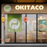 Thiết kế nội thất quán cơm Nhật OKITACO hiện đại